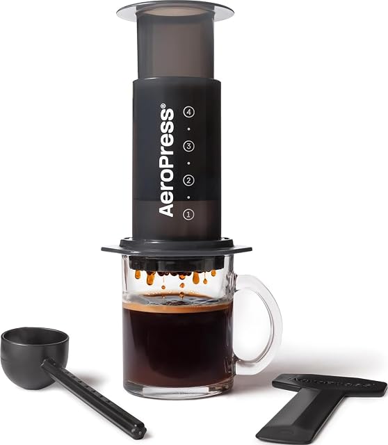 Cafetera AeroPress Original con émbolo y tapa de filtro