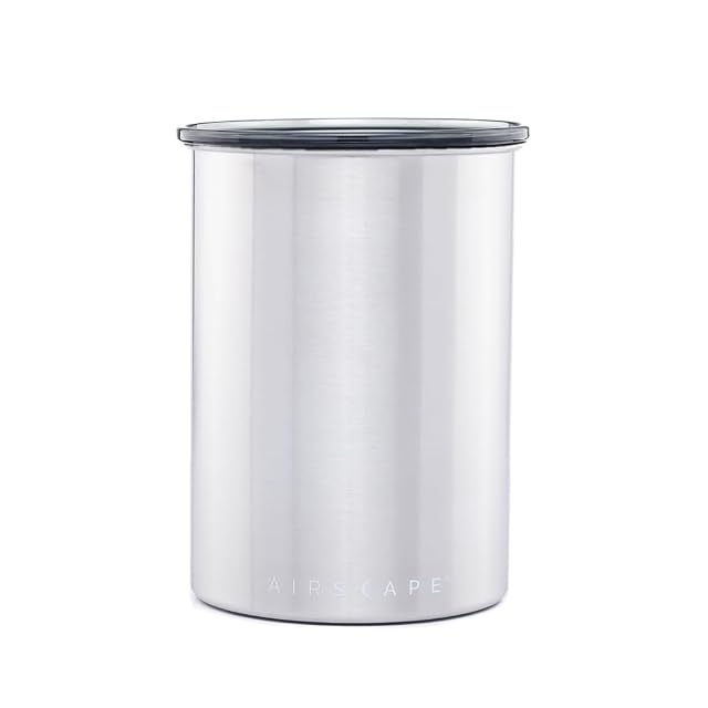 Bote Airscape de acero inoxidable para conservar café
