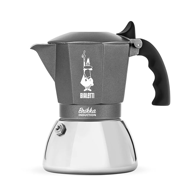 Cafetera italiana Bialetti Brikka con válvula de presión