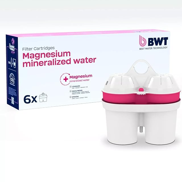 Cartuchos filtrantes de agua BWT con magnesio
