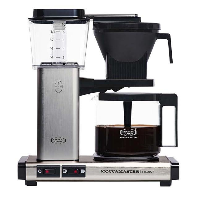 Cafetera de goteo Moccamaster KBG Select con jarra de cristal