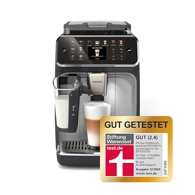 Cafetera superautomática Philips 5500 Series LatteGo