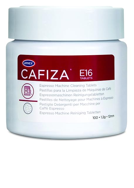 Pastillas de limpieza Urnex Cafiza para máquinas de espresso