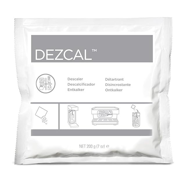 Descalcificador en polvo Urnex Dezcal para cafeteras